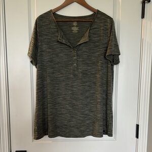 Torrid’s Happy Camper Olive Green Top